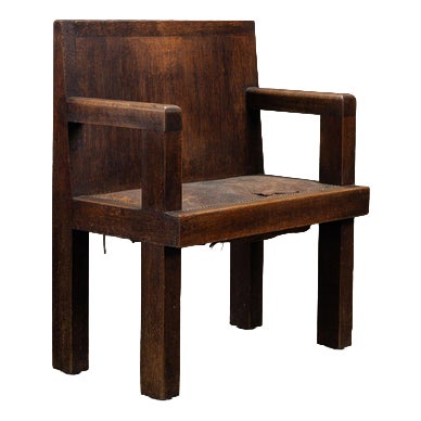 Modernist Accent Chair, 1940s For Sale