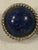 These lovely 1970s Donald Stannard Lapis Lazulli Clip on Earrings will be the perfect addition to any vintage jewelry...