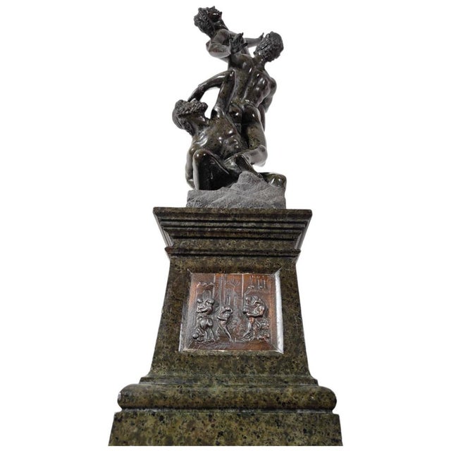 Abduction of Sabine, 19th Century, Serpentine Sculpture For Sale - Image 8 of 14