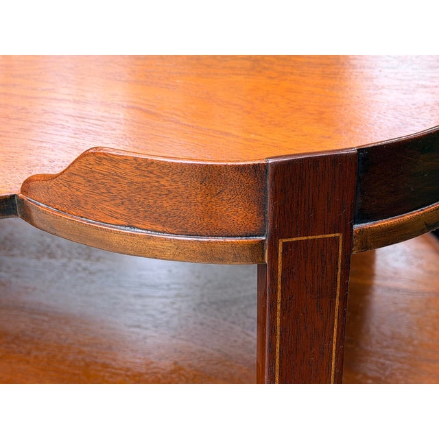 Regency 3 Tier Mahogany Server Etagere Bar For Sale - Image 12 of 14