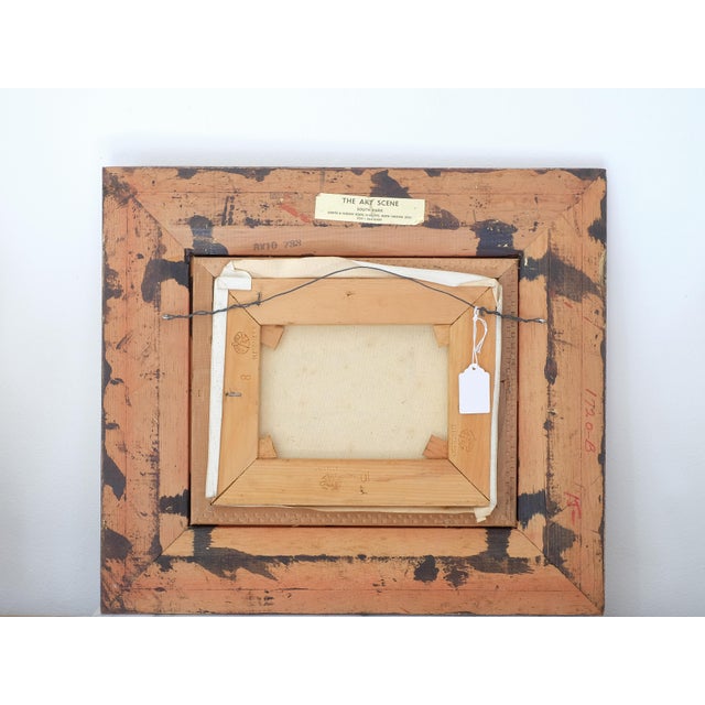 Impressionist Mid 20th Century Italian Impressionist Seascape Painting For Sale - Image 3 of 3