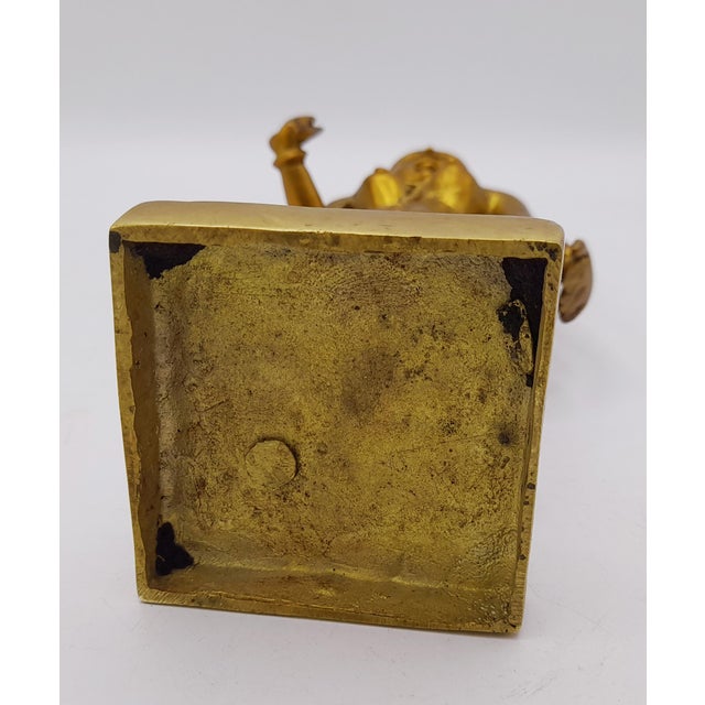 Gold Bronze Statue of Hindu Goddess, 1960s For Sale - Image 8 of 18