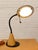 Black Vintage Postmodern Black & Wood Cone Desk Lamp For Sale - Image 8 of 11