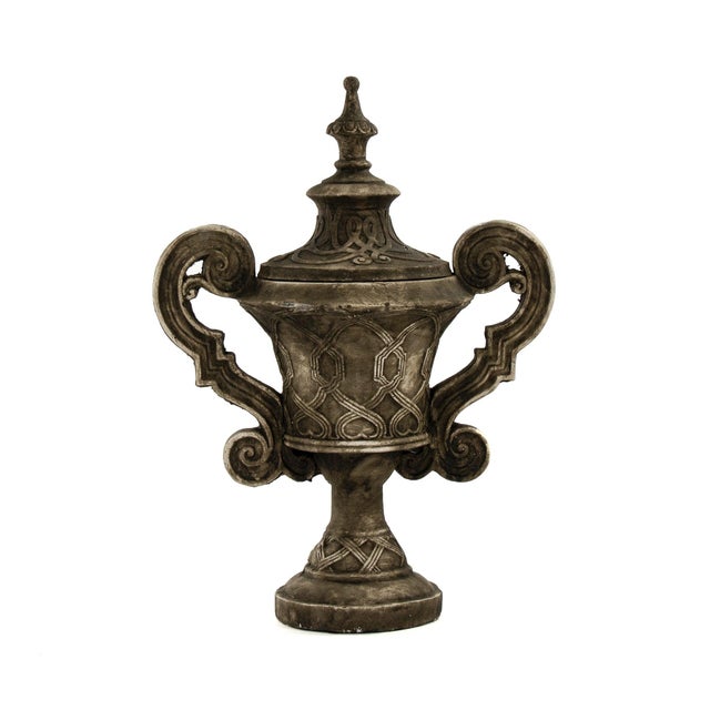 The Resin Accent Urn from Zentique is a decorative urn in resin with a wide, classical form. The 23.5" height and 18"...
