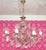 Metal Maria Theresa Style Crystal Chandelier For Sale - Image 7 of 12
