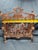 Antique Early 19thC Polish Brass Bench Menorah Lions Eagle Hanukkah Lamp Rare For Sale - Image 4 of 18
