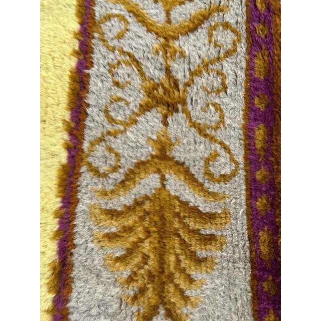 1920s Antique French Savonnerie Rug, 1920s For Sale - Image 5 of 18