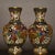 Metal Pair of Vintage Chinese Cloisonné Dragon & Phoenix Vases With Gilded Ground For Sale - Image 7 of 9