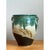Mid-Century Modern Vintage Drip Glaze Pottery Vase For Sale - Image 3 of 12