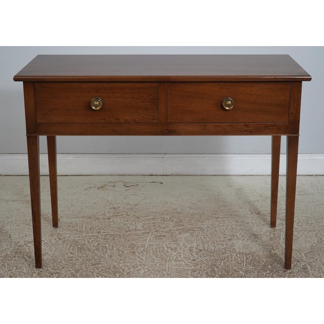 Age: Approx. 30 Years Old Details: Colonial Williamsburg Collection Mahogany Dovetailed Drawer Construction High Quality...
