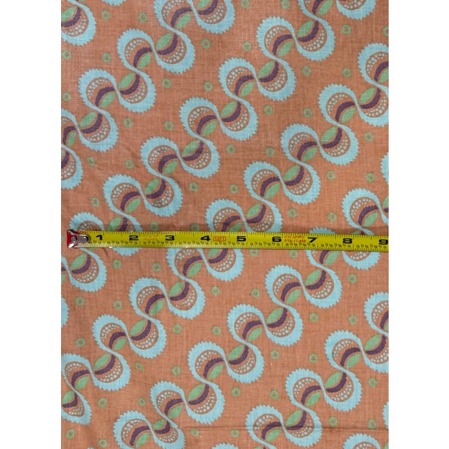 An incredible, massive continuous cut of documented vintage designer textile. This offering includes over 7.2 yards (260...