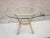 1980s Bamboo Rattan Round Table Base With Glass Top Tropical Style For Sale - Image 4 of 6
