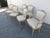 1930s Set of Six Painted French Louis XV Style Dining Chairs For Sale - Image 5 of 18
