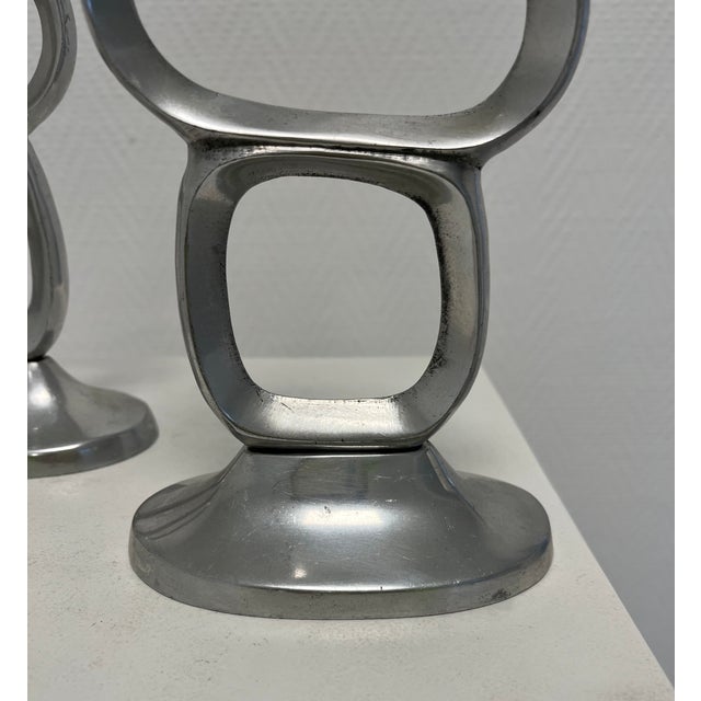 Brutalist Candlesticks by Matthew Hilton, 1980, Set of 2 For Sale - Image 4 of 12