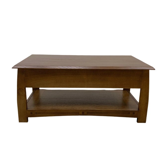 Mission Crofter Style 1 Drawer Coffee Table - Model A32 For Sale - Image 9 of 10