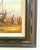 Large Nautical "Ships in Harbor" Oil Painting by M. Runci For Sale - Image 4 of 12