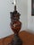 1990s Tuscan Marbled Amber & Bronze Scroll Table Lamp — Old World Revival For Sale - Image 17 of 17