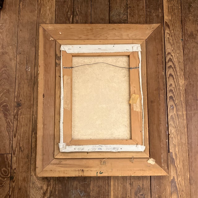 1970s 1970’s Original Rustic Beach Scene Seagull Painting on Canvas For Sale - Image 5 of 5