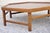 Modern Vintage Mid Century Modern Walnut Hexagonal Coffee Table With Black Masonite Top For Sale - Image 3 of 12