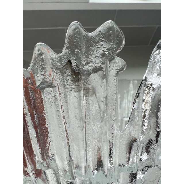 1970s 1970s Vintage Ice Crystal Bowl For Sale - Image 5 of 12