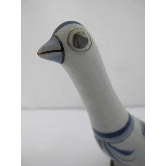 Ken Edwards El Palomar Blue Tonala Mexico Folk Pottery Dove Bird Figurine Pair For Sale - Image 11 of 15