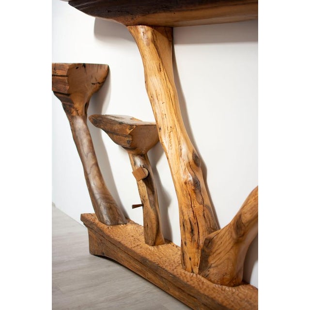 Life Oak Console Table by Timothée Musset For Sale - Image 6 of 8