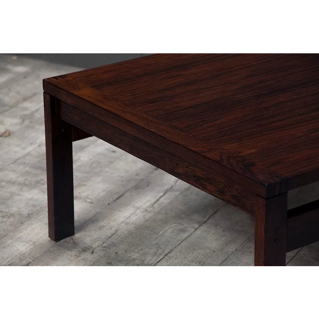 Rosewood Coffee Table by Ole Gjerløv-Knudsen & Torben Lind for France & Søn / France & Daverkosen, 1960s For Sale - Image 9 of 10