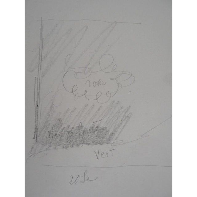 Modern Marie Laurencin, Coulissé Study, Original Drawing For Sale - Image 3 of 6