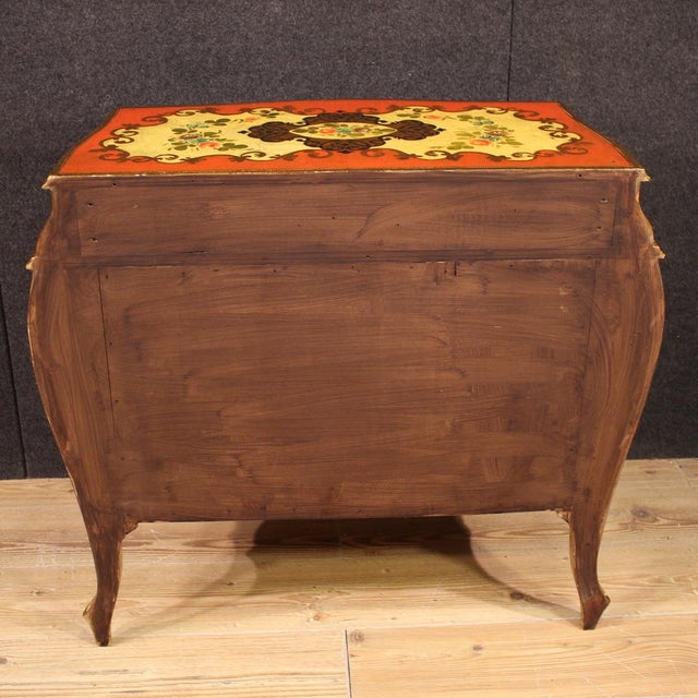 Wood Small 20th Century Tuscan Lacquered Dresser, 1960s For Sale - Image 7 of 13