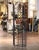 Silver Mid-Century French Polished Iron Forty Four Bottle Wine Cellar Rack Cage For Sale - Image 8 of 10