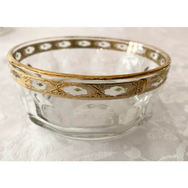 Mid 20th Century Culver Valencia Gold Filigree With Green Accents Serving Pieces- Set of 3 Excellent Condition For Sale - Image 10 of 12