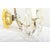 French Vintage Brass and Crystal Wall Sconces - A Pair For Sale - Image 9 of 12