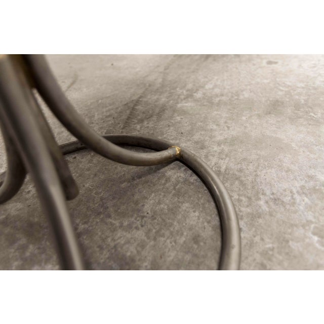 French Army Swivel Office Chair in Leather, 1960s For Sale - Image 15 of 18
