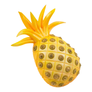 Isabel Canovas Yello With Pineapple Resin Pin Brooch