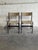 1960s Pair of Danish Modern in Style of Erik Buch Style Dining Chairs in Dark Stained Oak For Sale In Los Angeles - Image 6 of 8