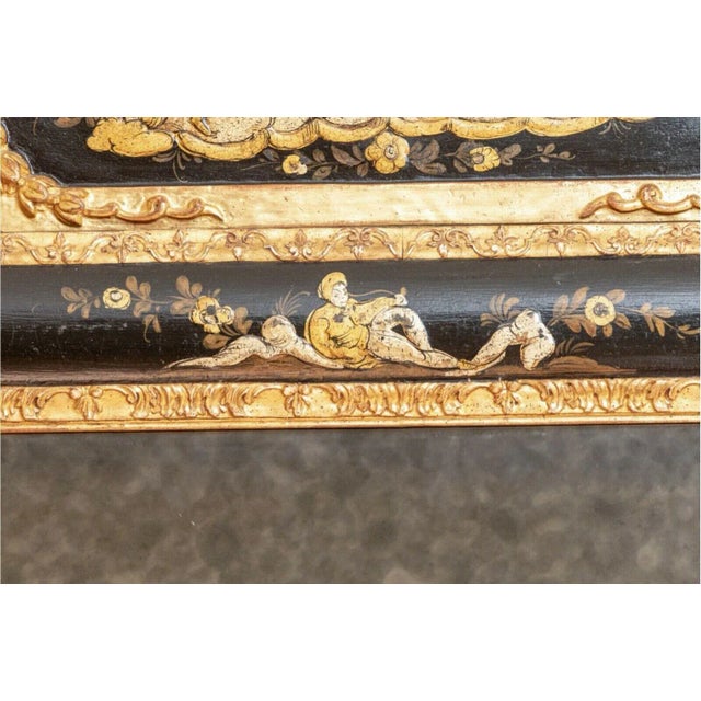 20th Century Antique Chinoiserie Gilt Wood Statement Mirror For Sale - Image 10 of 13