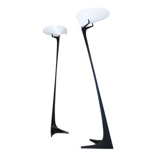 Montjuic Floor Lamps by Santiago Calatrava for Artemide, 1990, Set of 2 For Sale