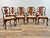 Vintage Queen Anne Burl Walnut Dining Chairs With Leopard Velvet Seats — Set of 8 For Sale - Image 4 of 18