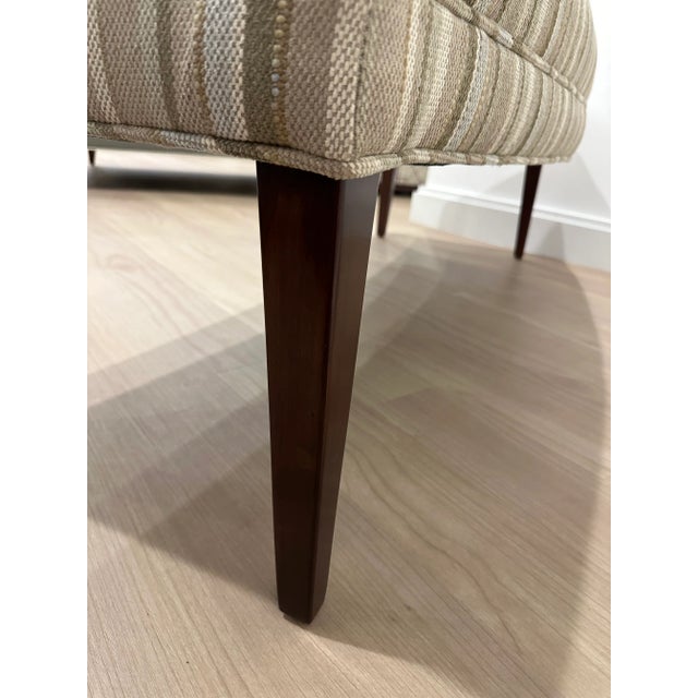 Custom Quartet Curved Bench by Kravet For Sale In New York - Image 6 of 11