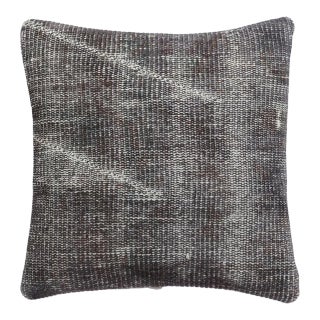 Gray Overdyed Pillow Cover For Sale