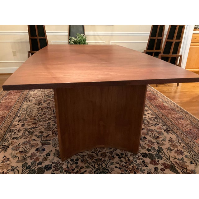 Wood 1960s Mid-Century Modern Walnut Dining Table Attributed to Founders (Jack Cartwright) For Sale - Image 7 of 8