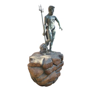 Unknown, Neptune, 1970s, Bronze For Sale