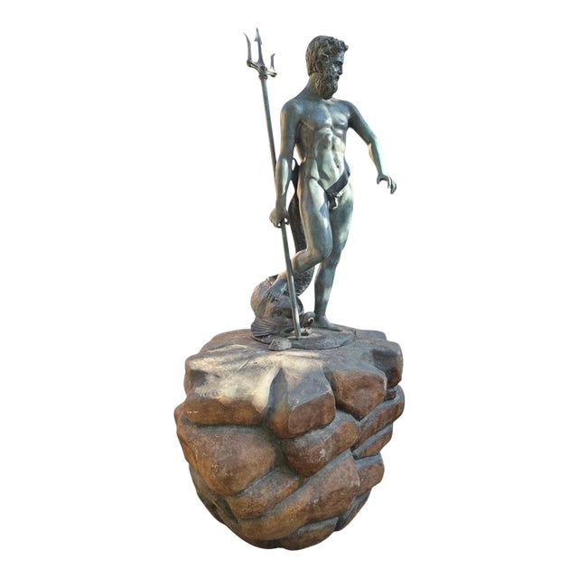 Unknown, Neptune, 1970s, Bronze For Sale