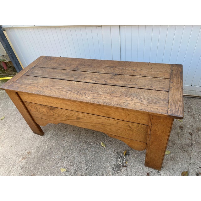 Brown Antique Oak Bread Bin, 1800s For Sale - Image 8 of 18