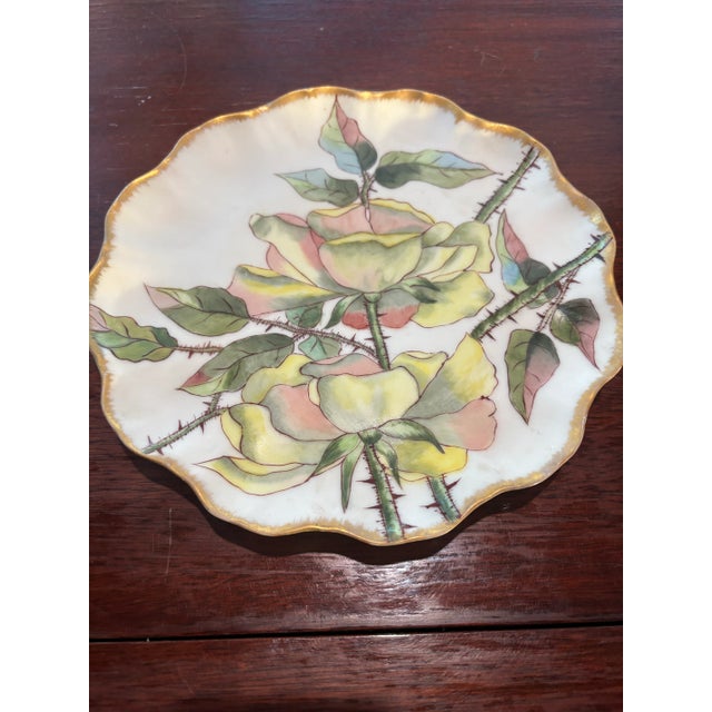 This is a lovely piece of hand painted porcelain circa 1900-1920. It’s really exquisite, I’ve never seen anything quite...