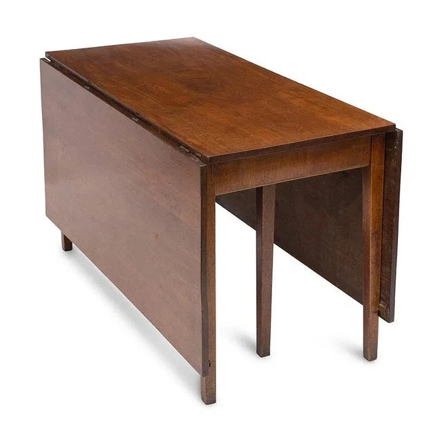 Brown Circa 1840 Georgian Pair of English D End Tables With Mahogany Dining Table For Sale - Image 8 of 8
