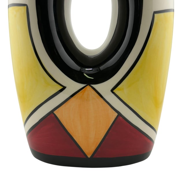 Large Lorna Bailey Prototype Studio Pottery Vase from Lorna & Lionel Bailey, England, 2000s For Sale - Image 9 of 13