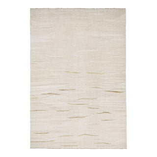 Vintage Kilim in White and Beige Tones From Rug & Kilim For Sale