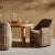 2020s Four Hands Messina Outdoor Dining Armchair, Natural For Sale - Image 5 of 12