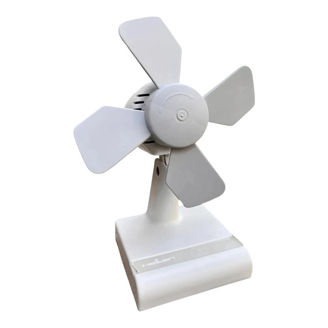 Table Fan, Heller Tv 170, Italy 1980s For Sale